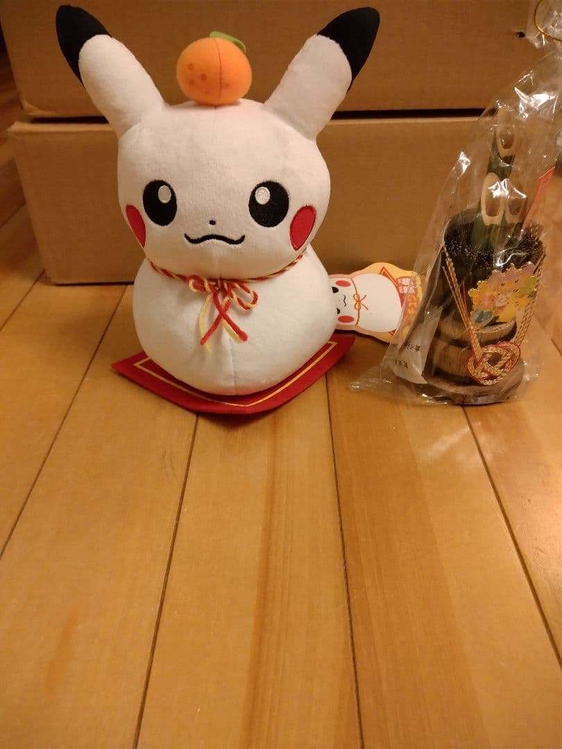 ポケモン　ピカチュウ　鏡餅　タグ付き ポケモンセンター　門松　セット