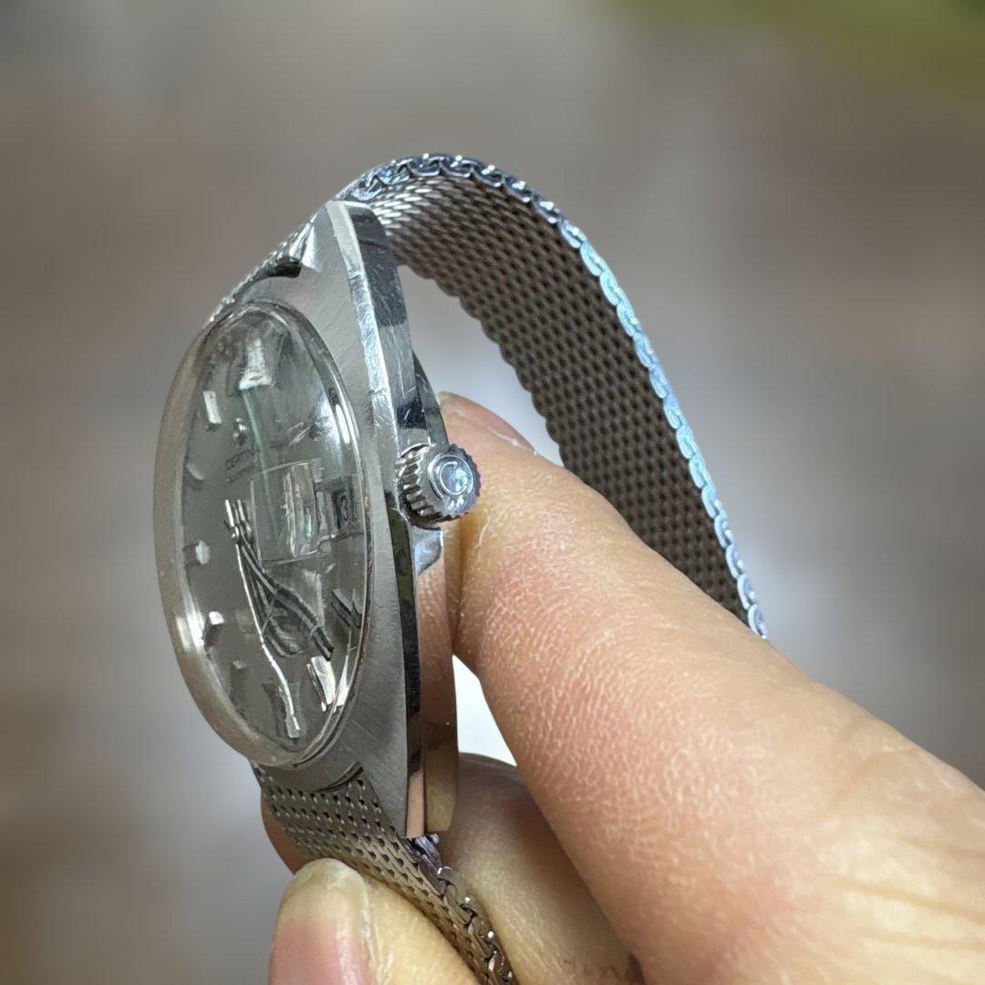 CERTINA 自動巻き時計 シルバー メッシュバンド動作確認済みです。