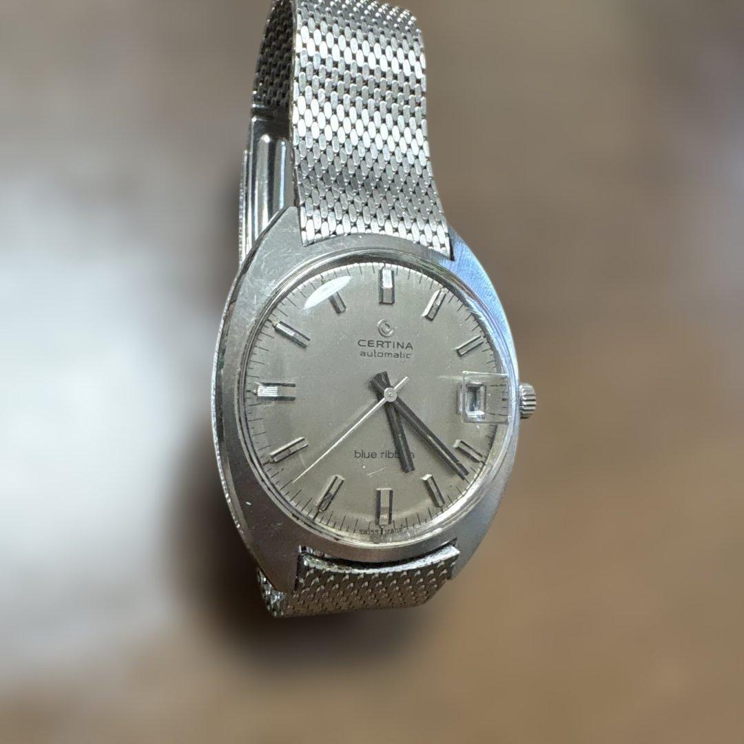 CERTINA 自動巻き時計 シルバー メッシュバンド動作確認済みです。