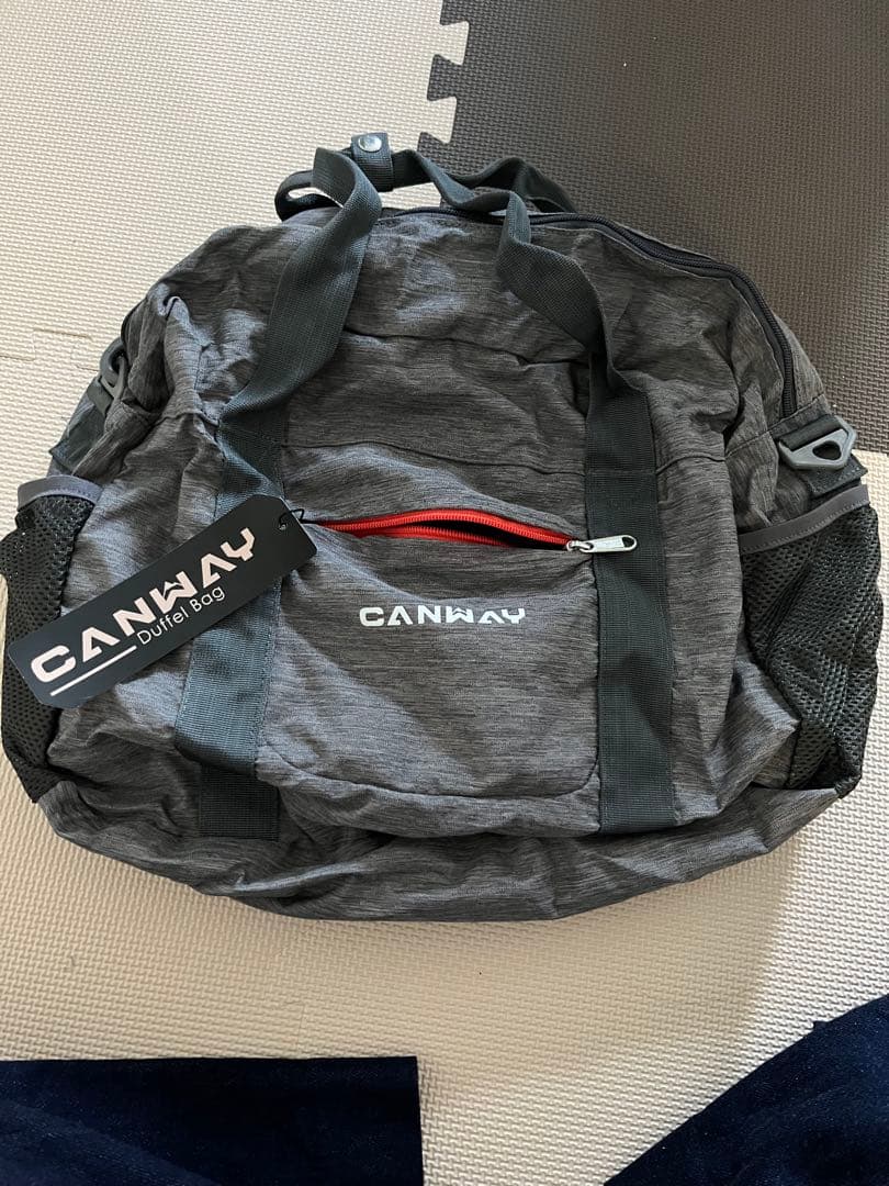 ボストンバッグ 折りたたみ 大容量 軽量 コンパクト 旅行 25L グレー