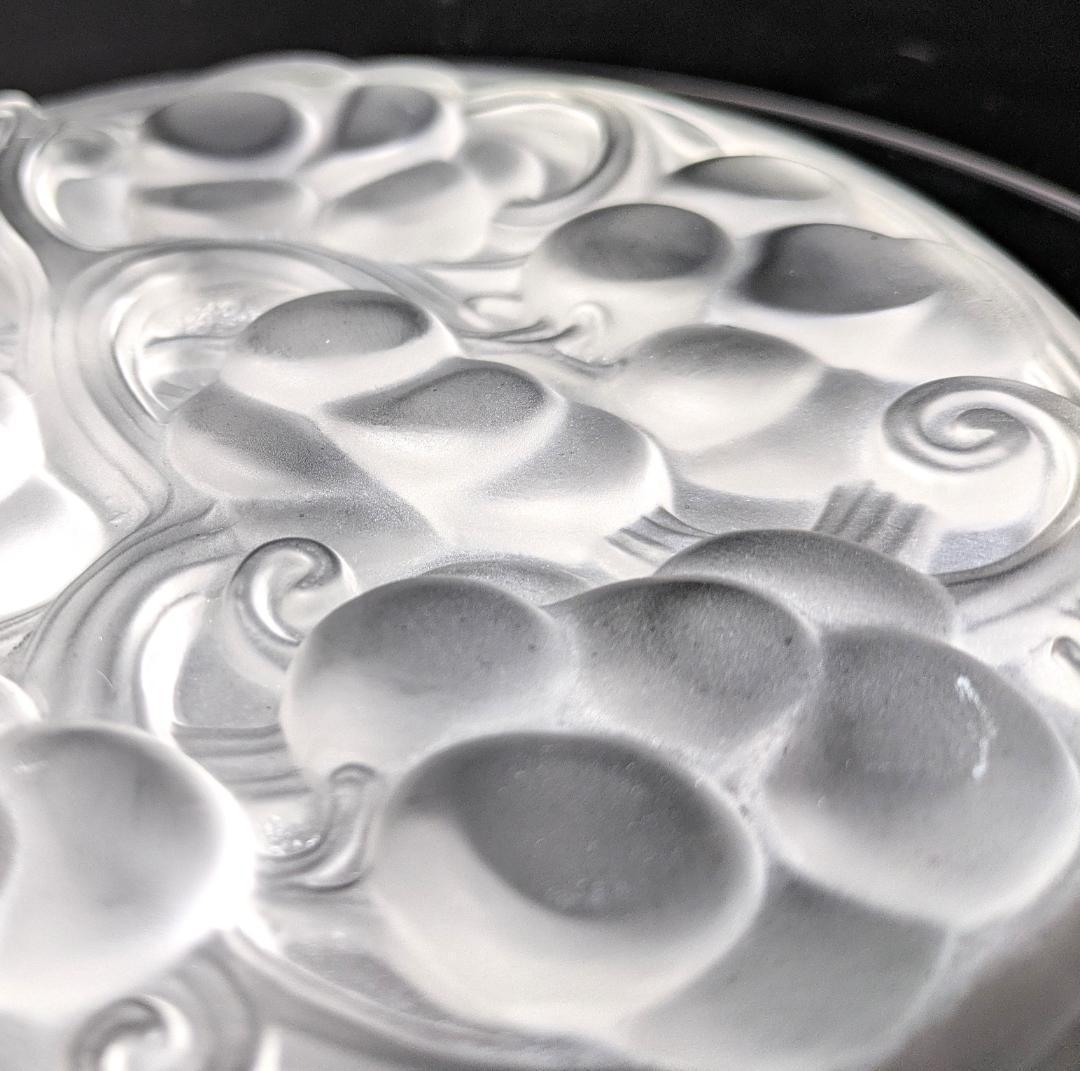 フロストによる立体感★希少★ラリック マリエンタール 24㎝大皿 フランス