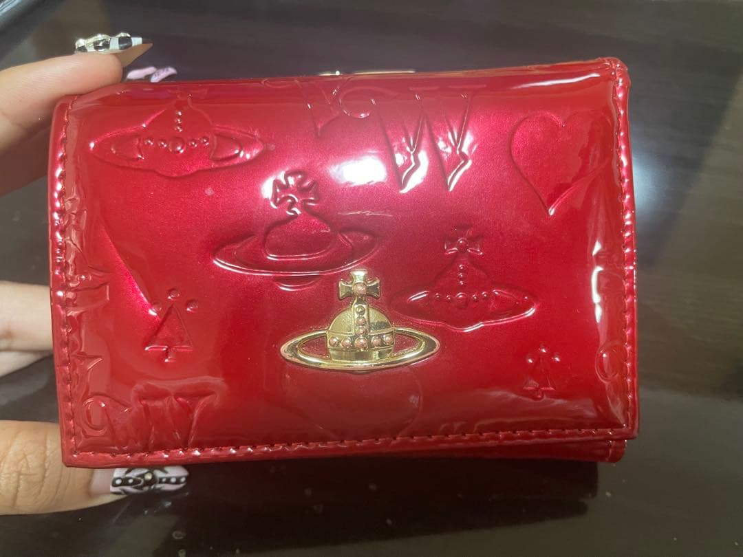 ぽ*へ様 Vivienne Westwood 三つ折り財布　レッド