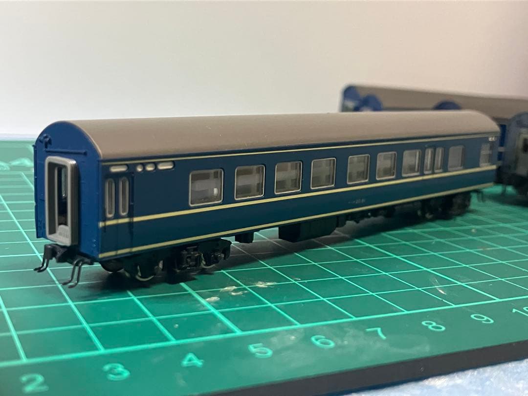 KATO Nゲージ　20系客車　電源車カニ22-2など10両 とバックサイン