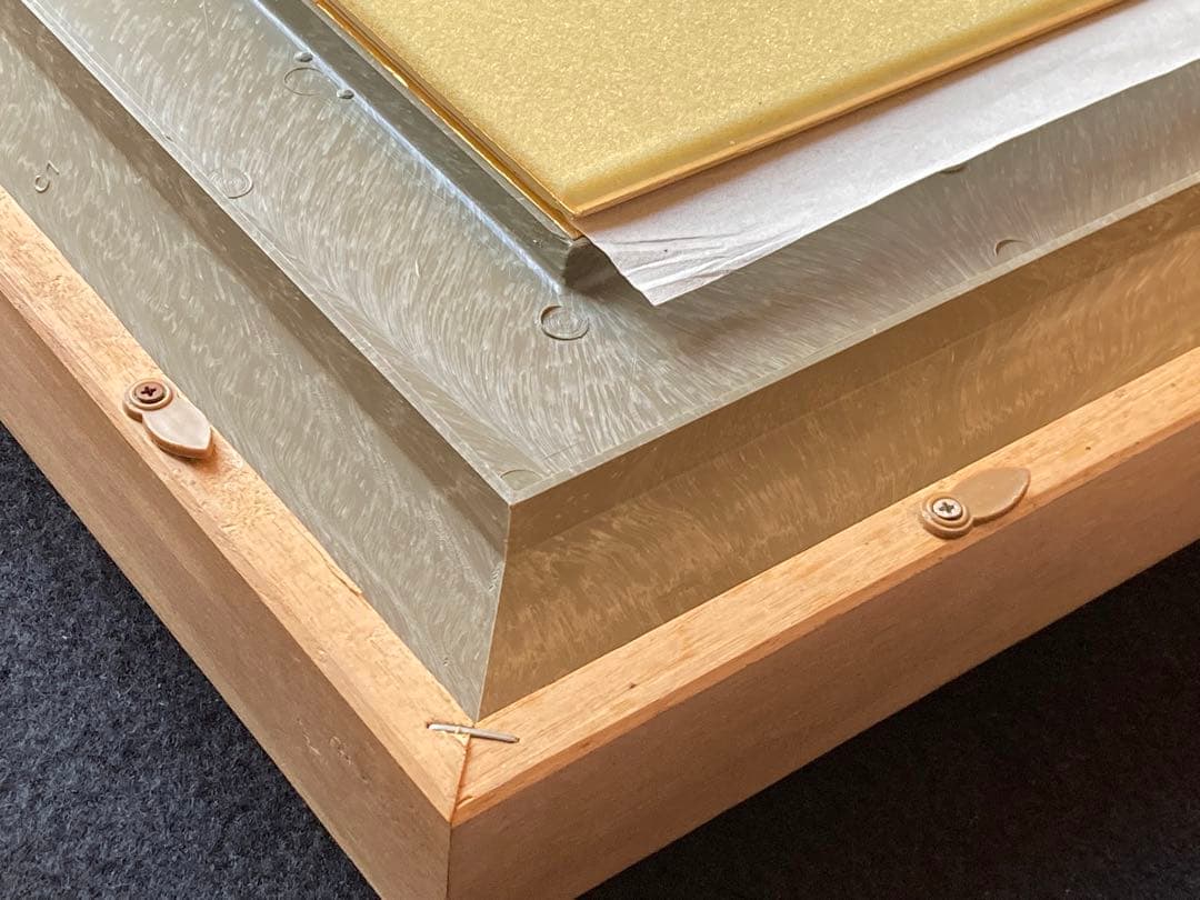 色紙水墨画2枚(達磨、辰)