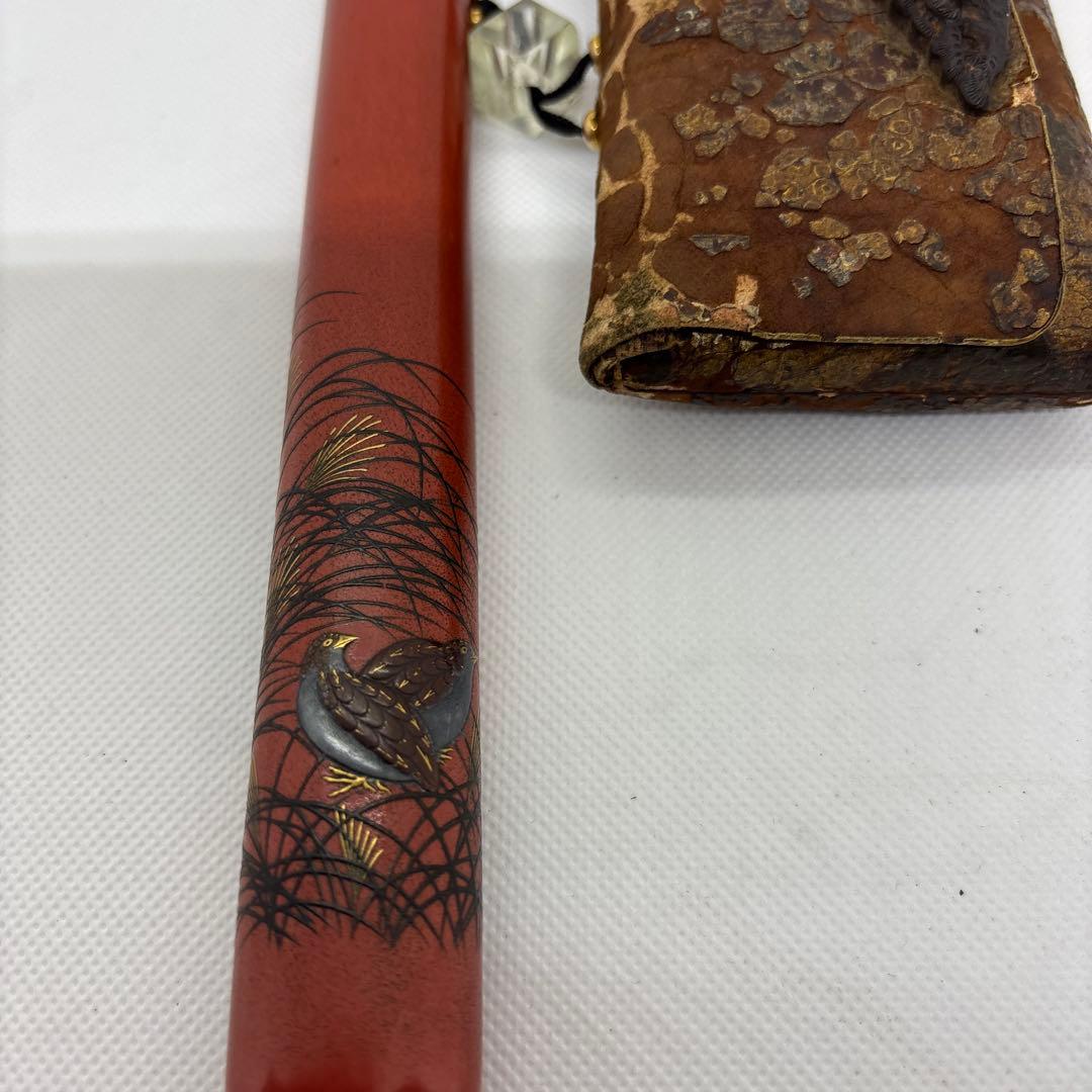 煙管　煙管筒　煙草袋　アンティーク