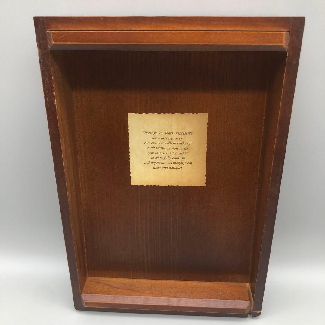 希少木箱入り未開封サントリーウイスキープレステージ25年ビンテージ古酒