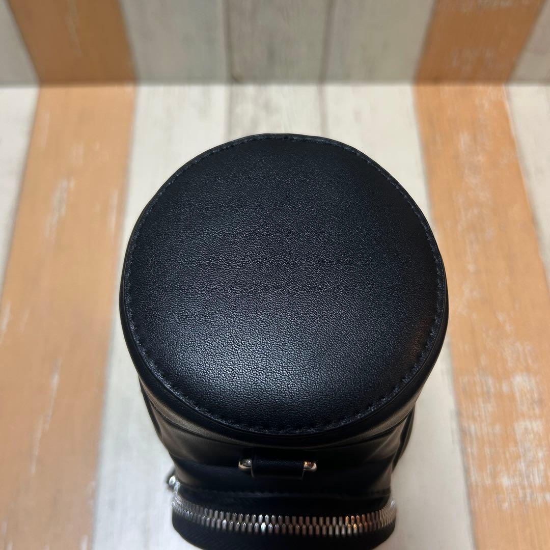 【LACOSTE】ラコステ　ショルダーポーチ　キャディバッグ型　ブラック