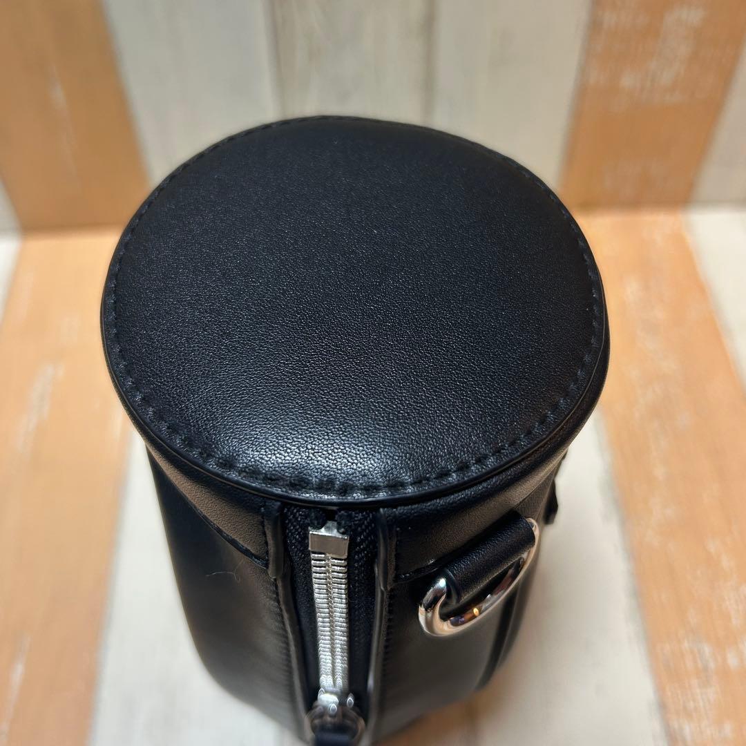 【LACOSTE】ラコステ　ショルダーポーチ　キャディバッグ型　ブラック