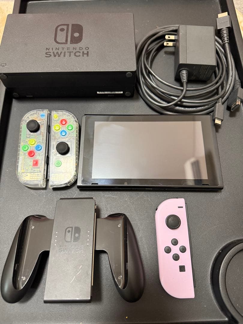 Nintendo Switch 本体 透明ジョイコン