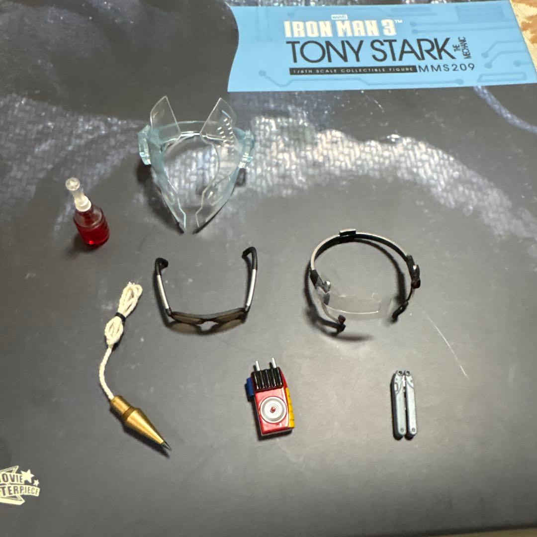 ホットトイズ トニースターク マンダリン邸襲撃版 hottoys アイアンマン