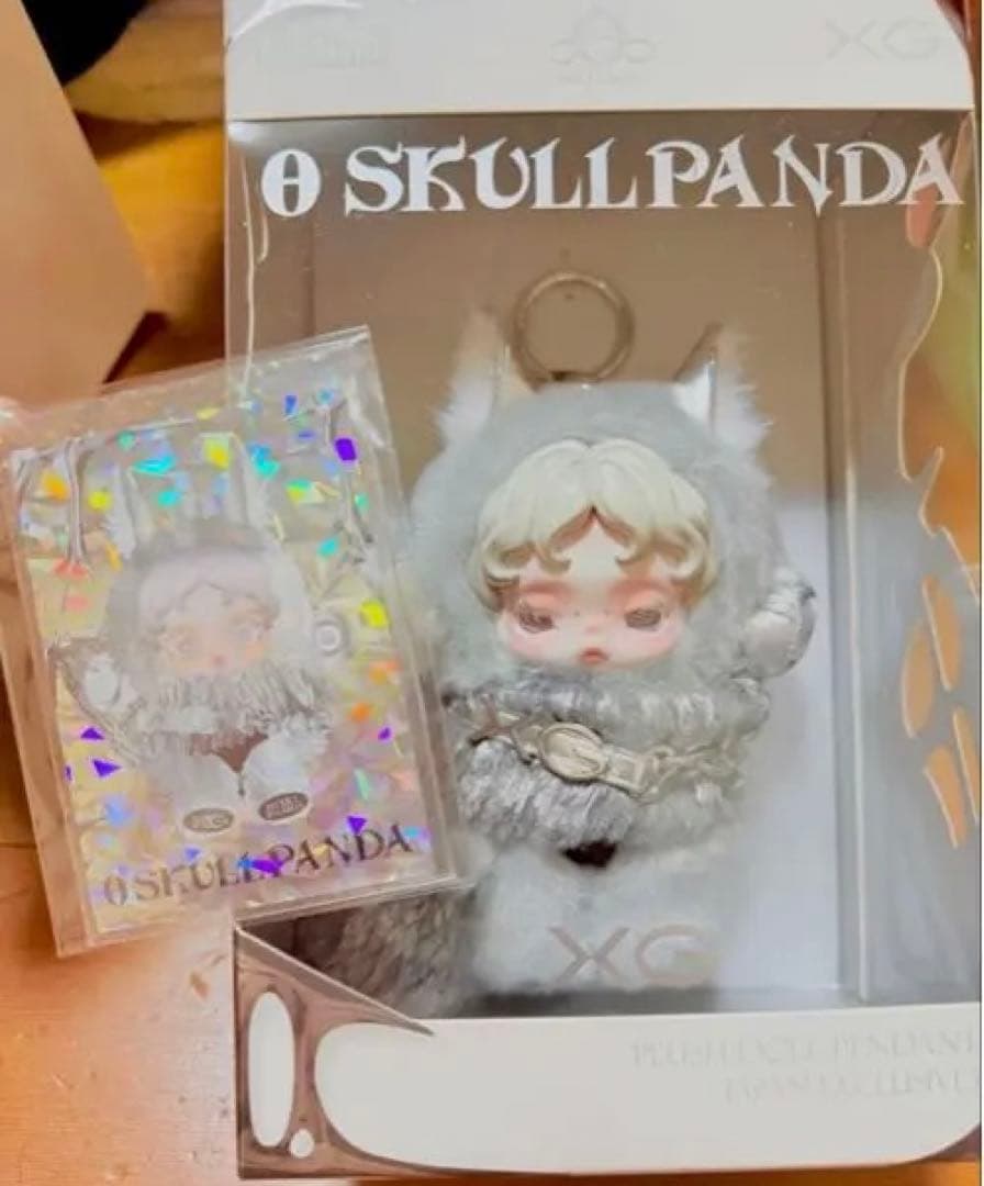 SKULLPANDA XG コラボ 日本限定 ぬいぐるみペンダント ノベルティ付