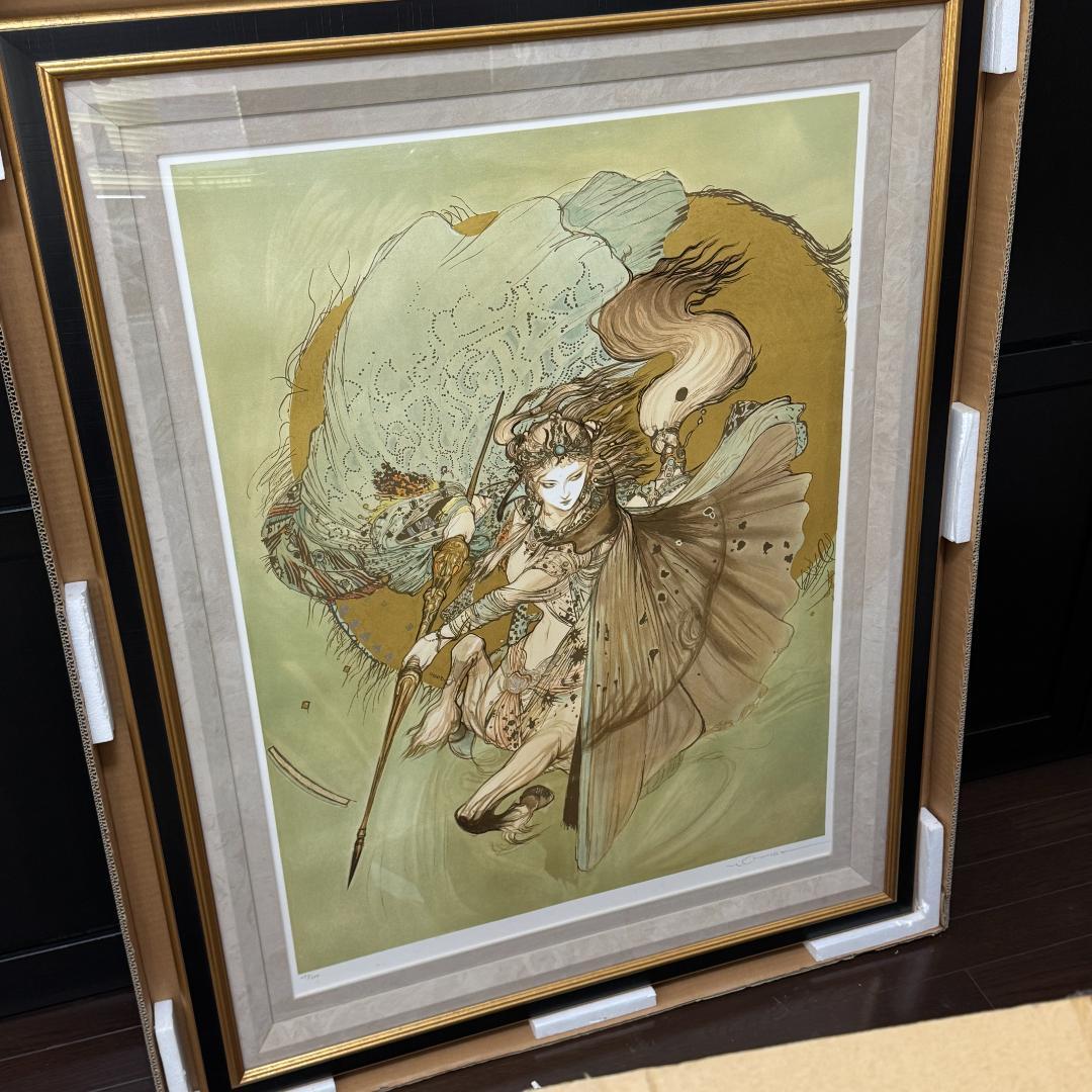 天野喜孝 騎神来たりぬ DX 版画 リトグラフ 限定350