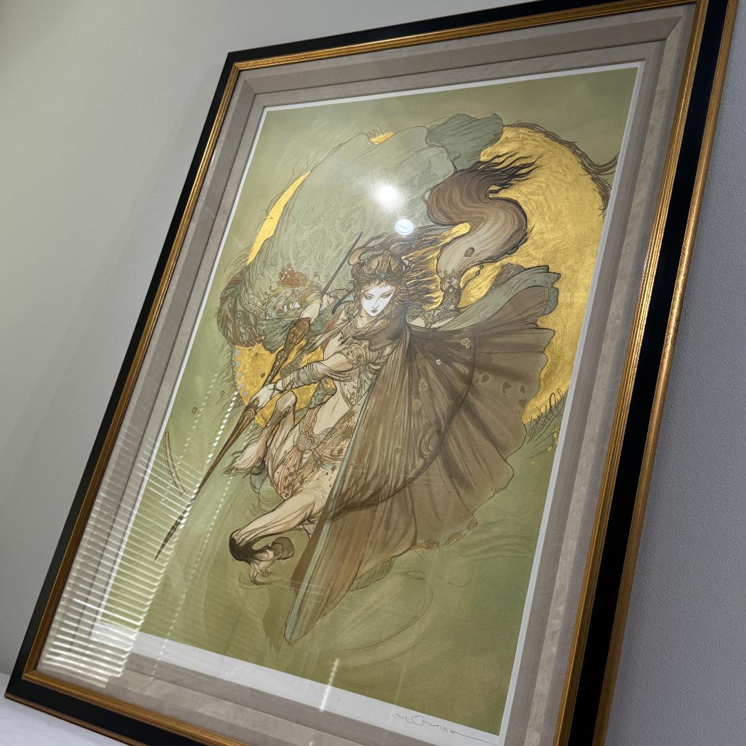 天野喜孝 騎神来たりぬ DX 版画 リトグラフ 限定350