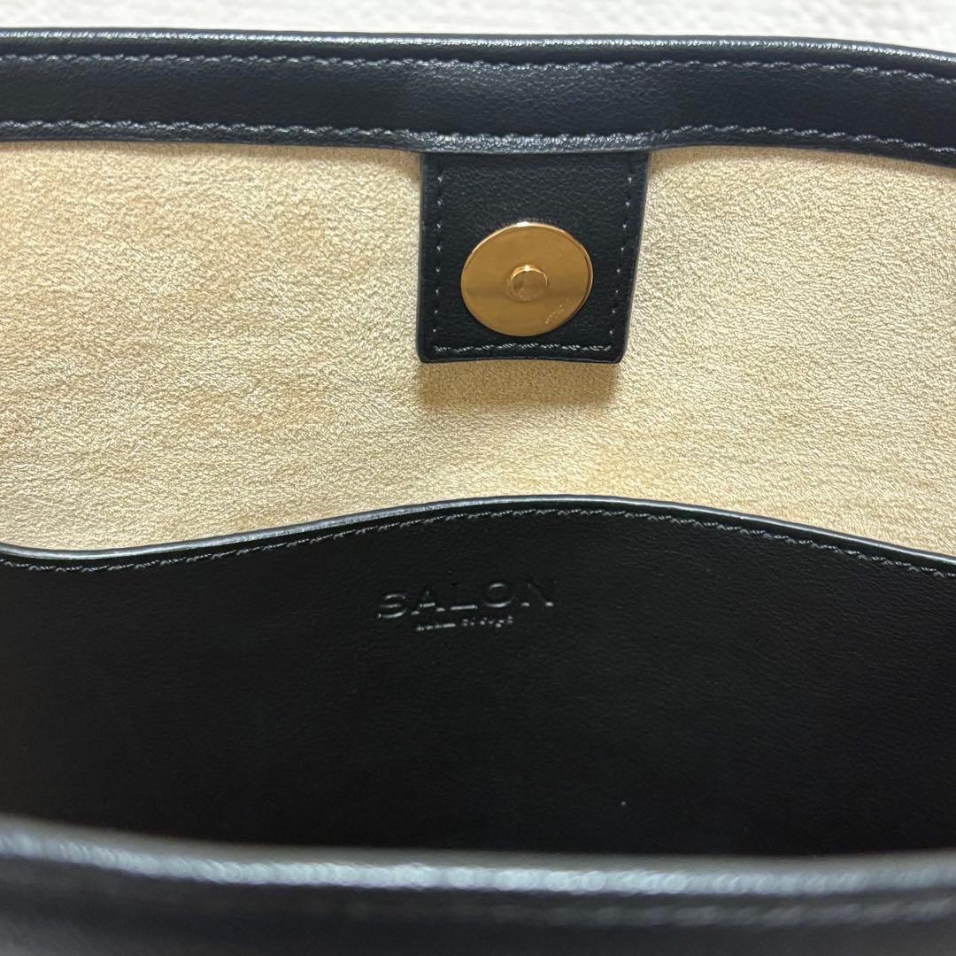 サロンアダムエロペ　スプリットレザーバケットバッグ 【A4対応】