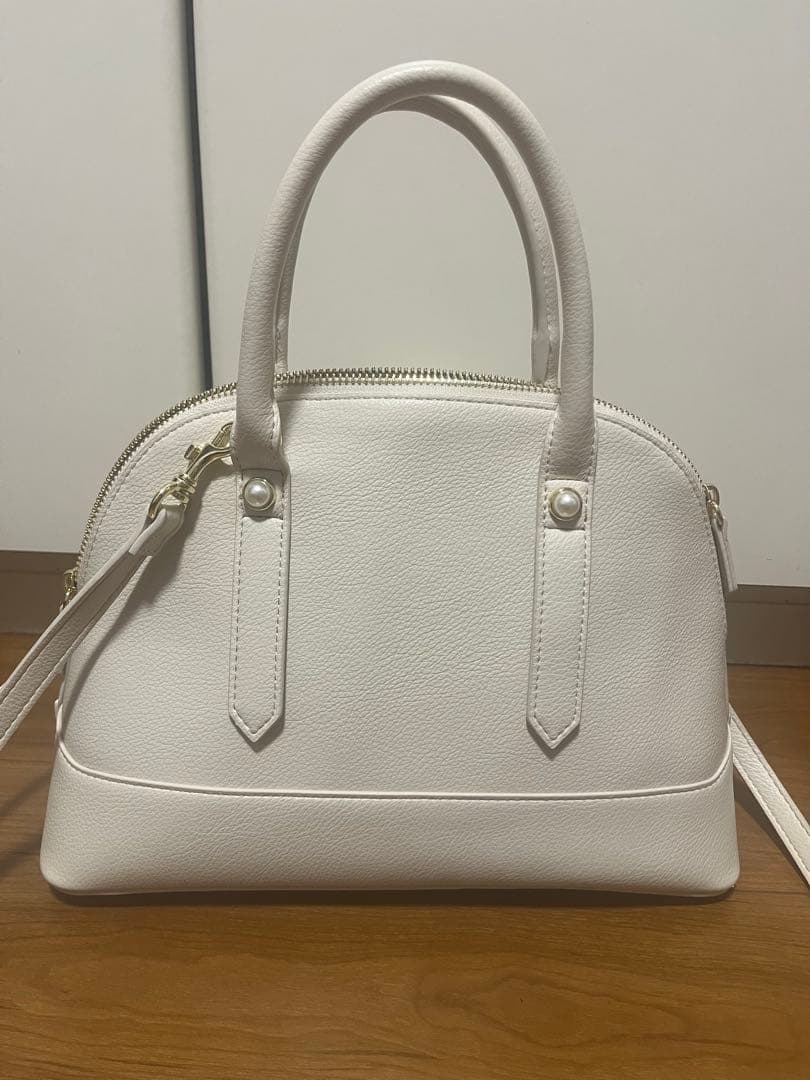 2WAYエコレザーミドルボストンバッグ　メゾンエシェル