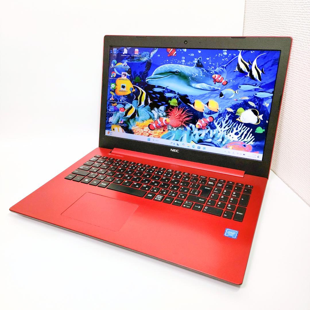 第8世代✨️Windows11/オフィス/SSD/カメラ付きNECノートパソコン