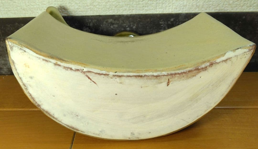 人間国宝 金城次郎 抱瓶 栞 共箱 未使用美品 壺屋焼 壷屋焼 やちむん魚紋抱瓶