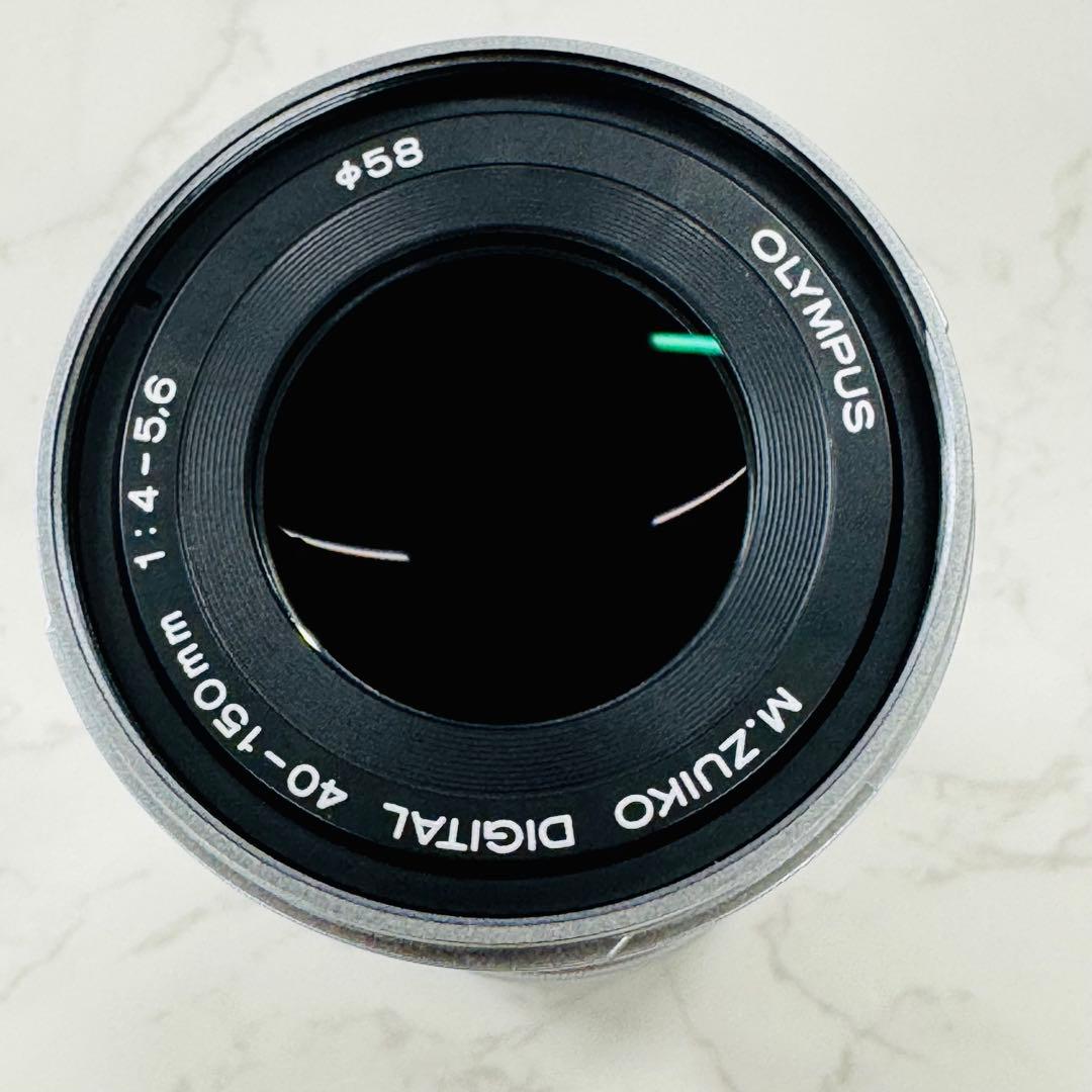 美品 OLYMPUS M.ZUIKO DIGITAL 40-150mm望遠レンズ