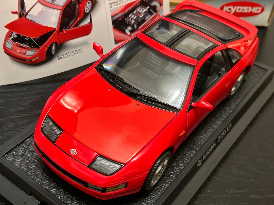 京商 日産 300ZX 1/18 レッド 平成レトロ フェアレディZ32