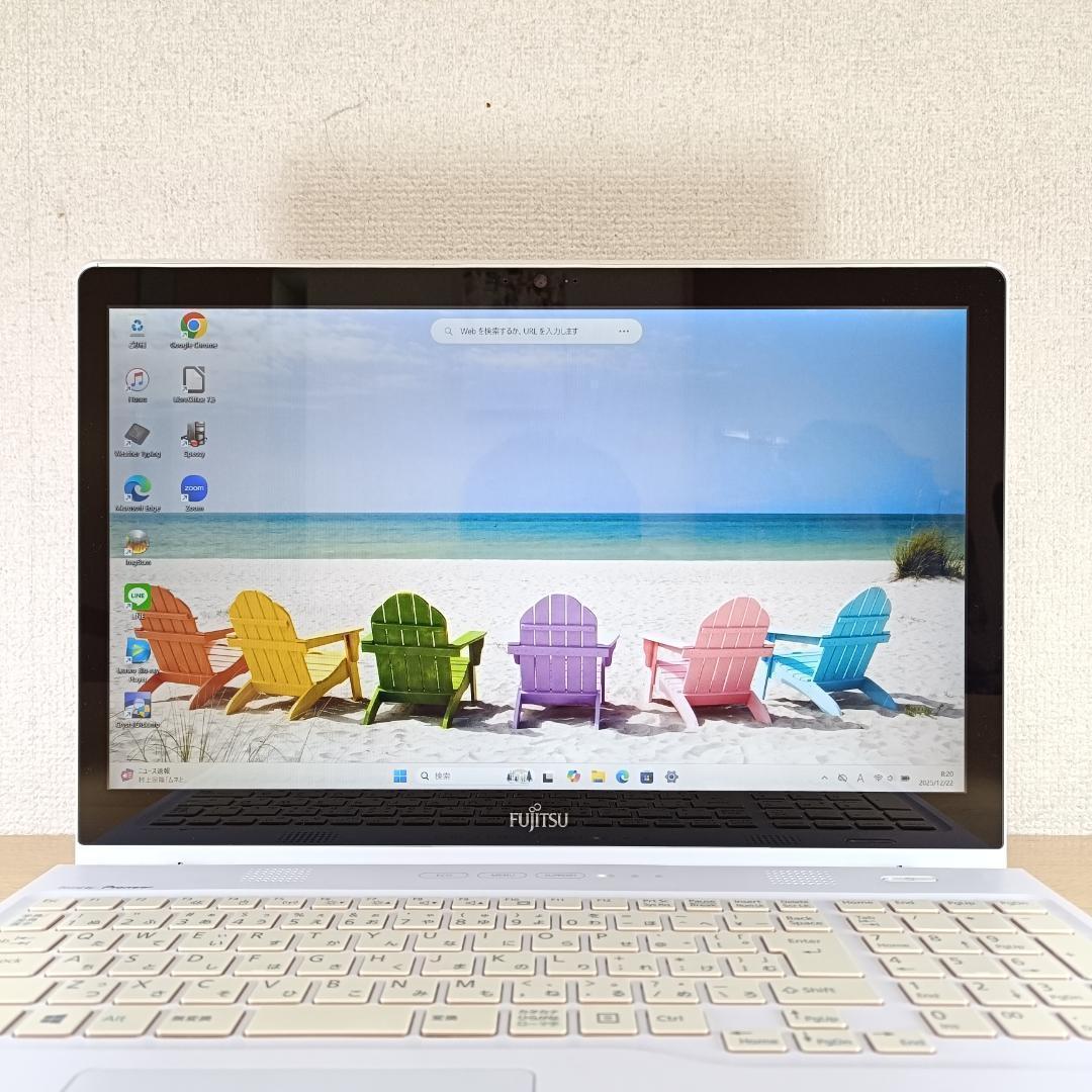 ノートPC Core i7 Windows11 SSD メモリ16GB 富士通