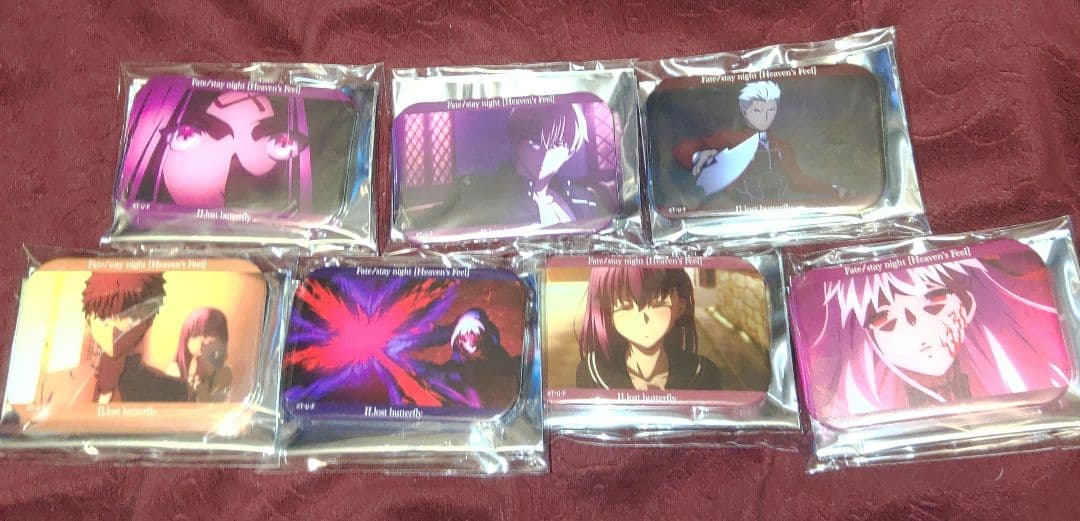 缶バッジ 映画 Fate [Heaven's Feel] 7個セット