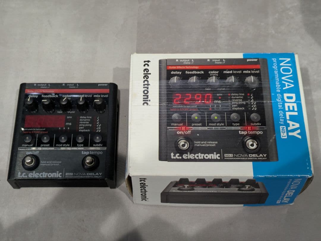 tc electronic ディレイ ND-1 NOVA DELAY ギター
