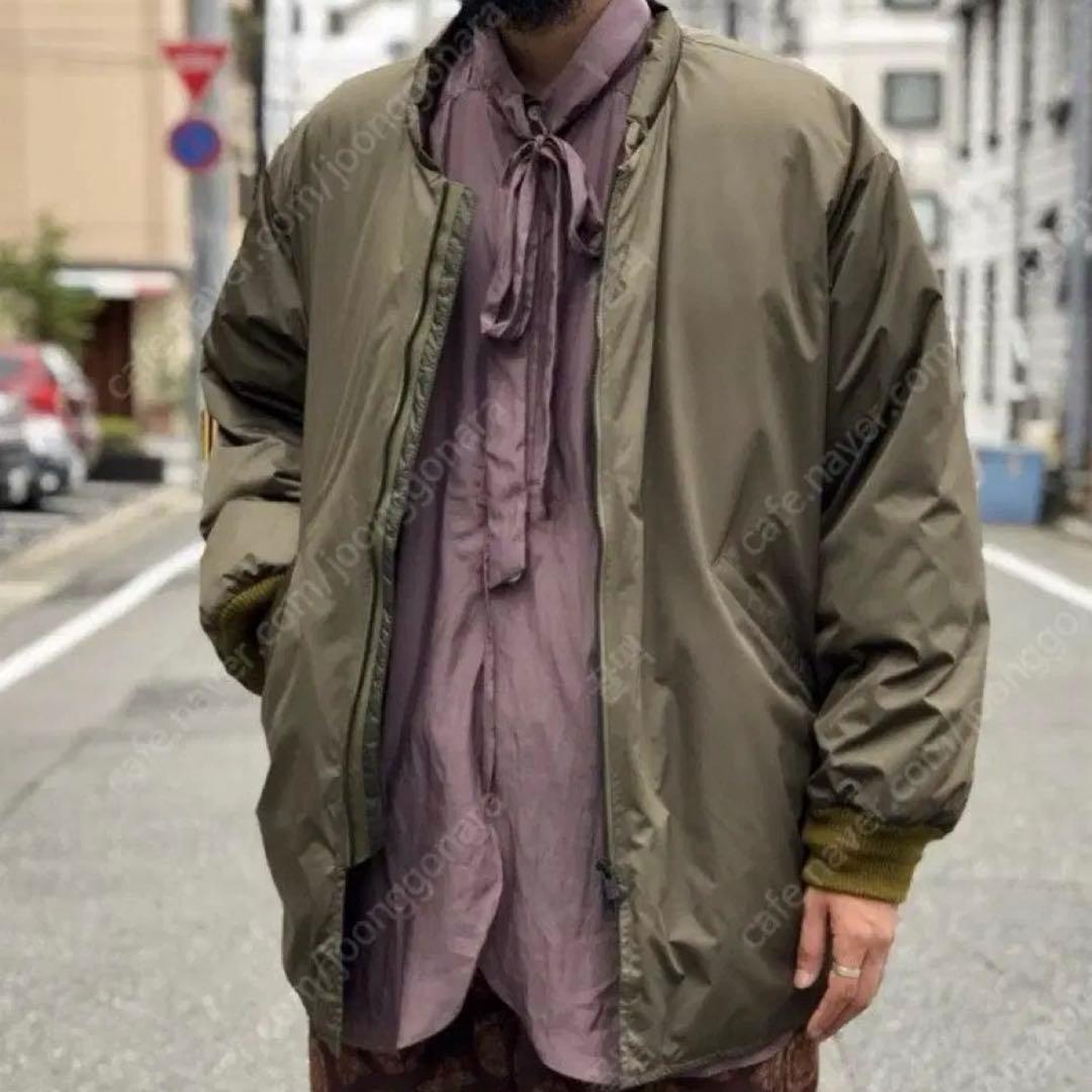 入手困難⭐︎Needles Sur Coat ダウン　スタンドカラー　カーキ　L