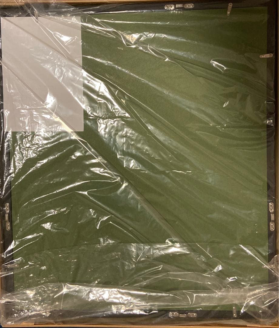 ◎新品未使用◎F10 額縁　送料込み　アクリル　油絵油彩キャンバス　黒×シルバー