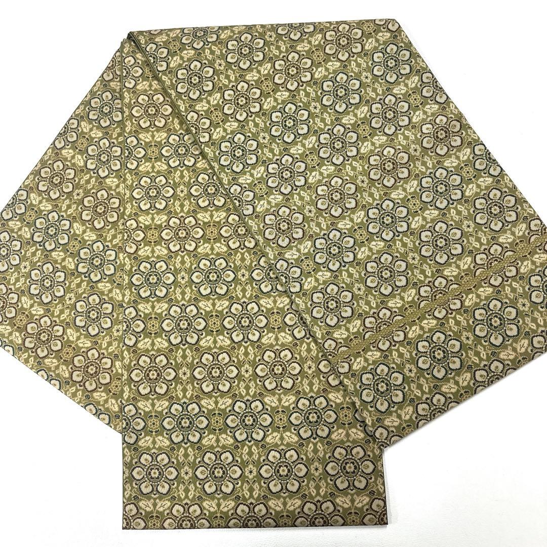 帯5732 ●あらいそ謹製 本袋経錦 高級 正絹 全通 袋帯