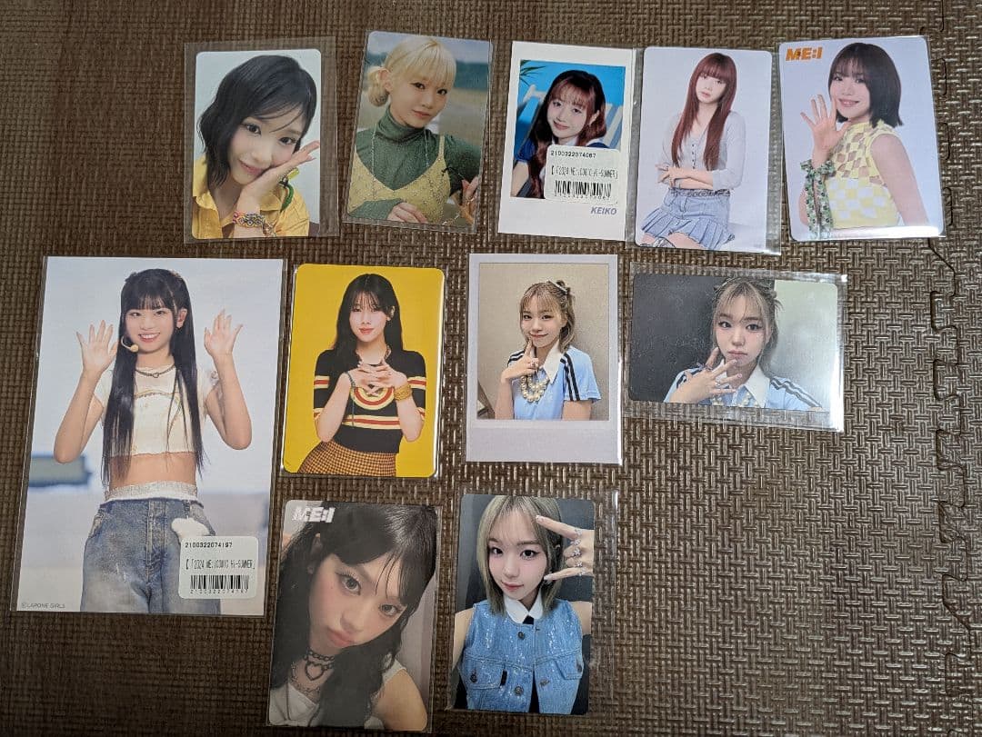 ME:I キャンバスバッグキーホルダートレカ