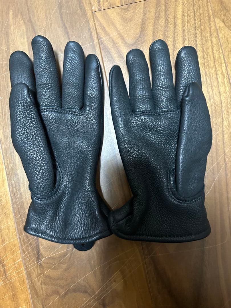 RED WING ブラックレザー手袋 MEDIUM