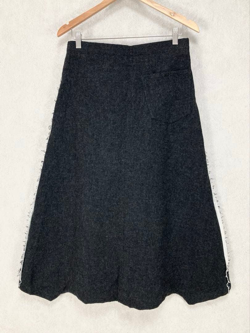 Y's ワイズ 美品 カットアウト サルエルパンツ グレー1