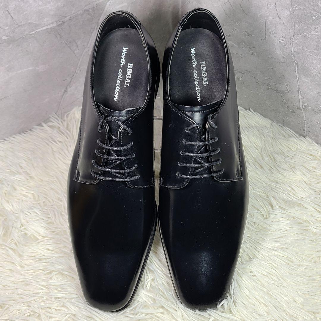 新品【REGAL】リーガル　V200　プレーントゥ　ビジネスシューズ　ブラック