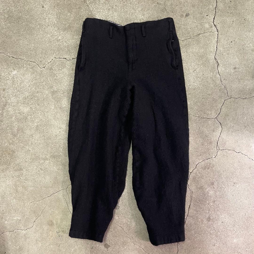 COMME des GARCONS HOMME PLUS ウール 縮絨パンツ M