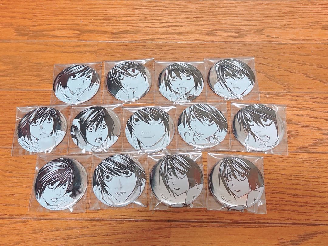 DEATHNOTE デスノート L 缶バッジ 13点セット