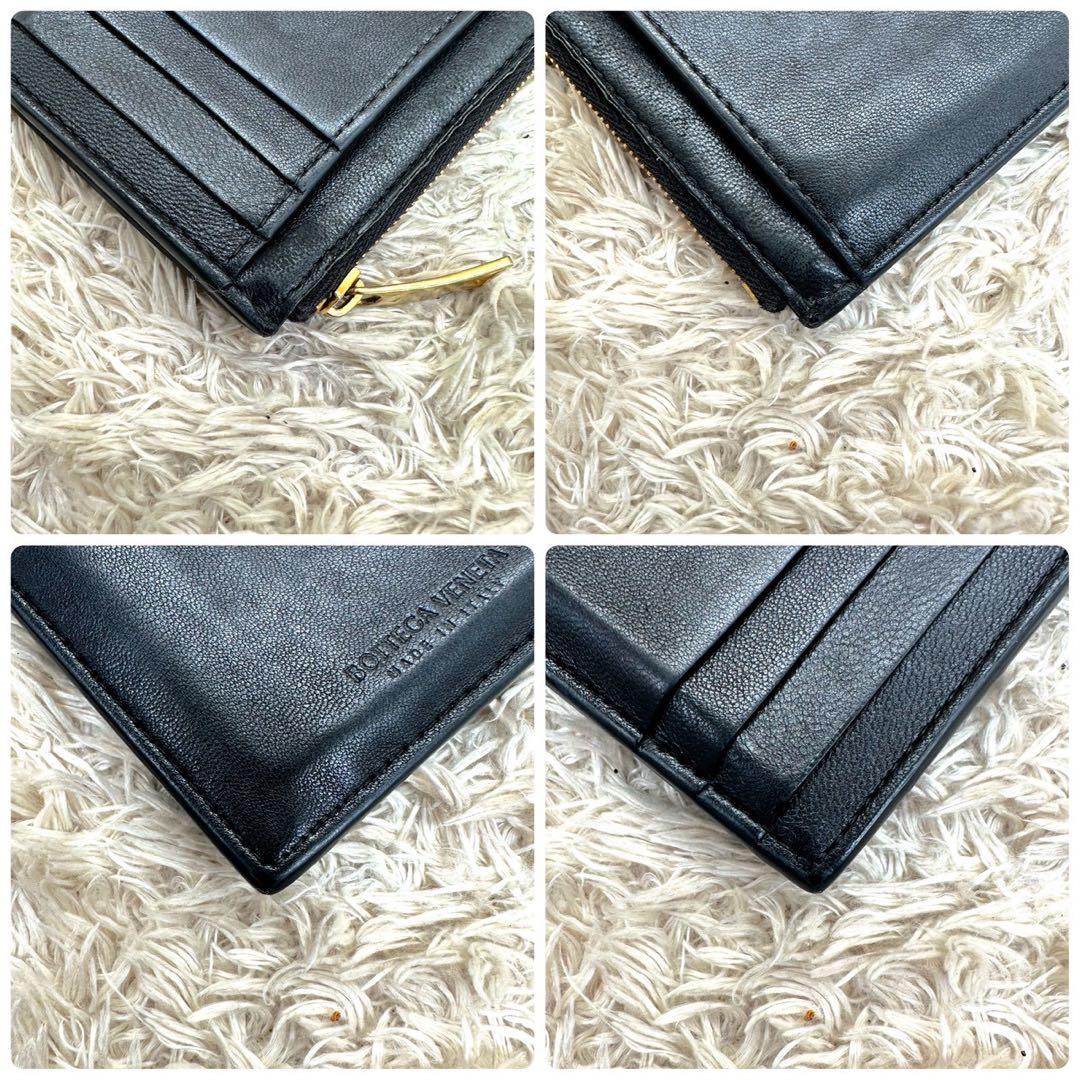 【美品】ボッテガヴェネタ フラグメントケース カセット ブラック RFID