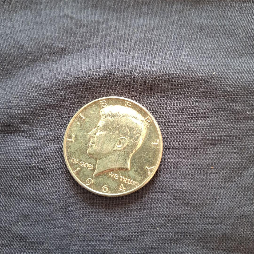 アメリカ、銀貨、ケネディハーフドル銀貨等3枚