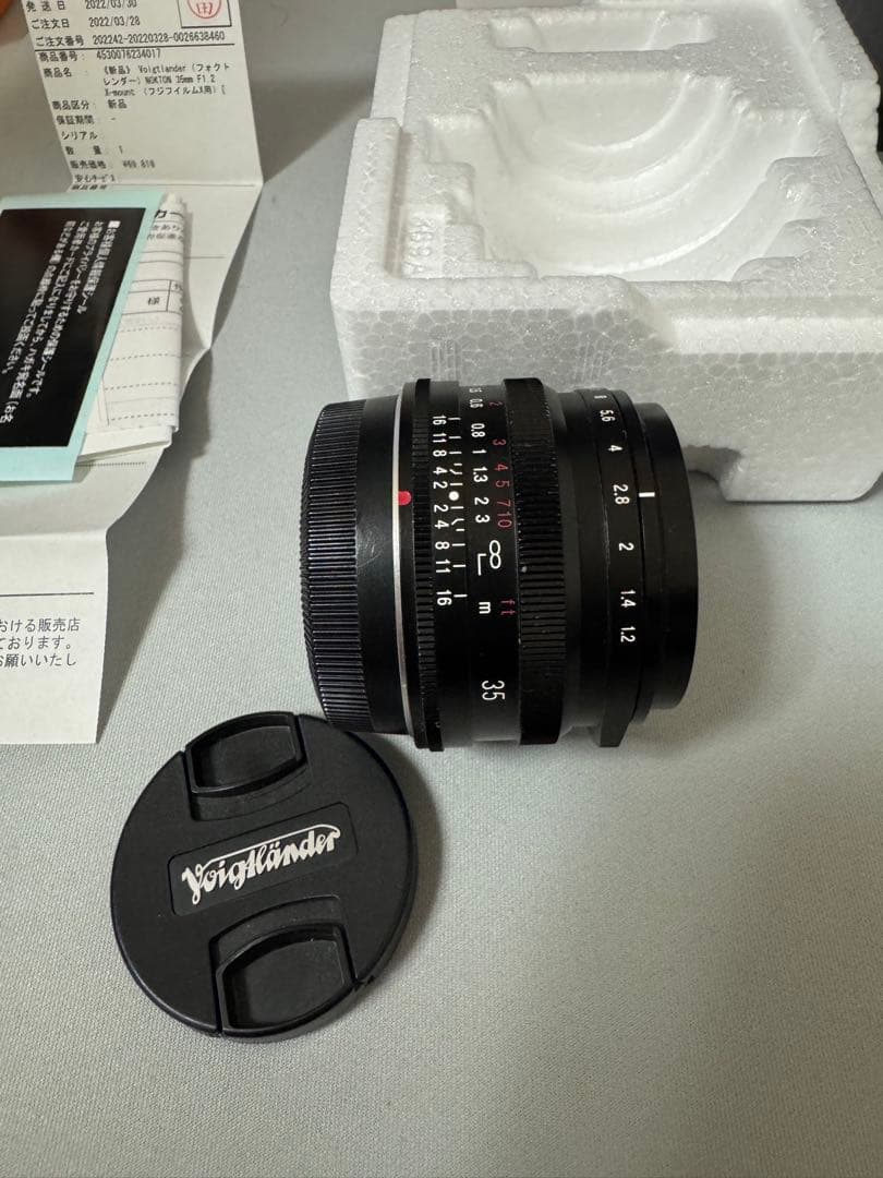 Voigtlander NOKTON X-mount 35mmF1.2Xマウント