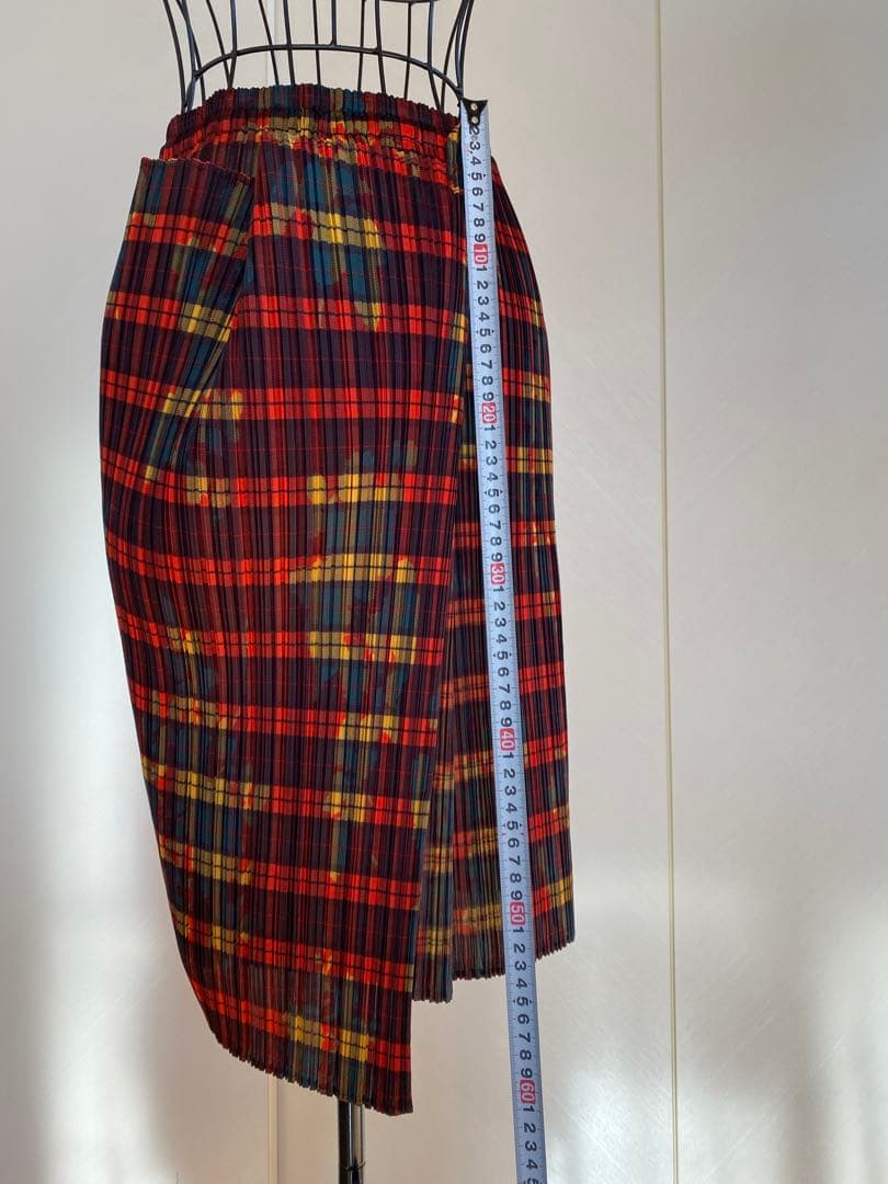 PLEATS PLEASE チェック柄 プリーツスカート