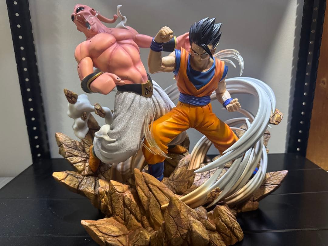 templeスタジオ　悟飯VSブウ　ガレキ　塗装済み完成品