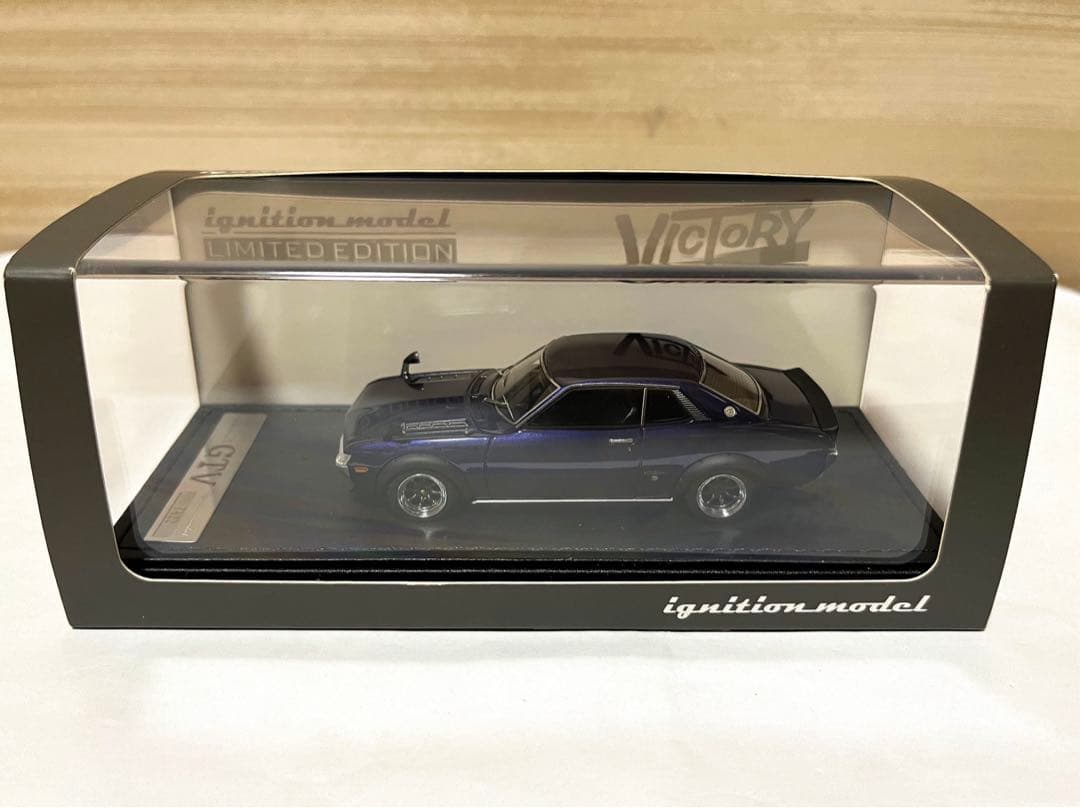 イグニッションモデル　1/43 トヨタ　セリカ　1600GTV パープル