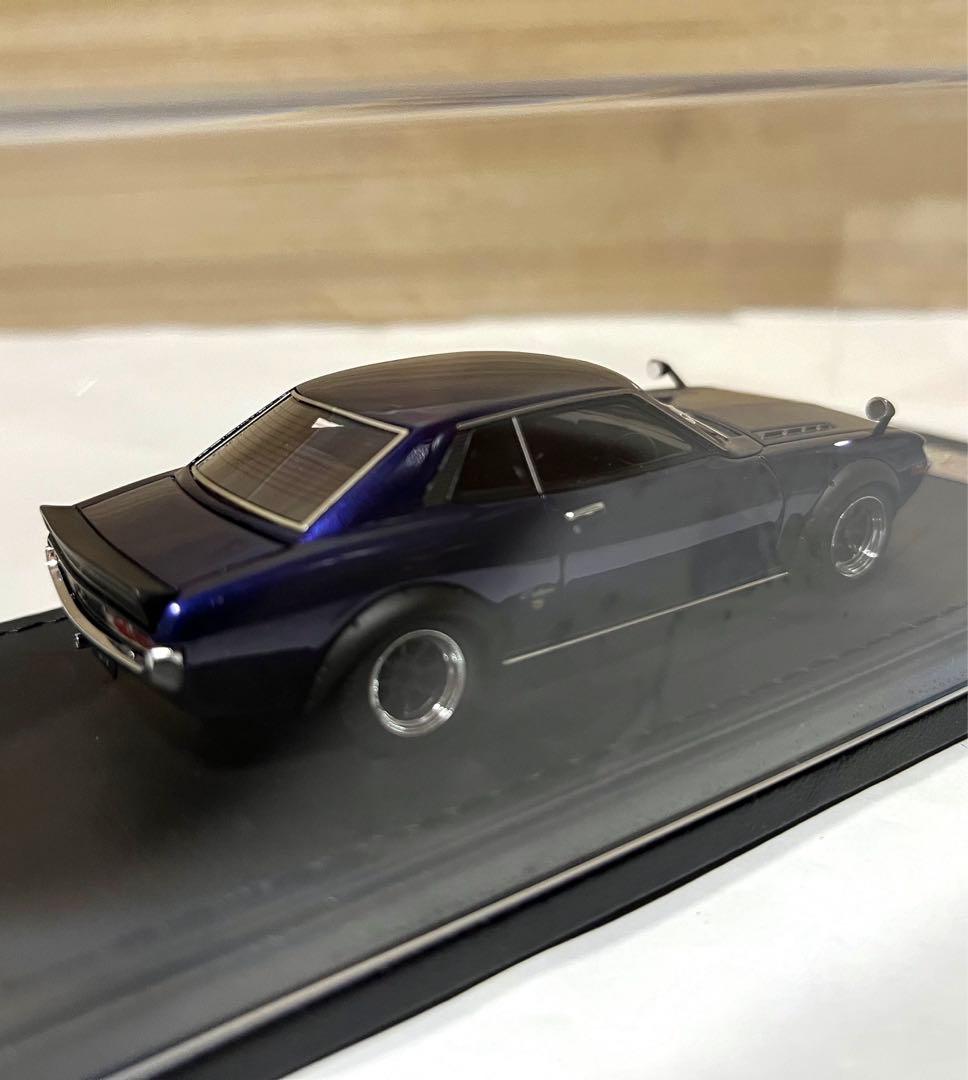 イグニッションモデル　1/43 トヨタ　セリカ　1600GTV パープル