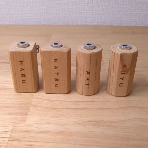 木製＊日本の四季の小さな万華鏡