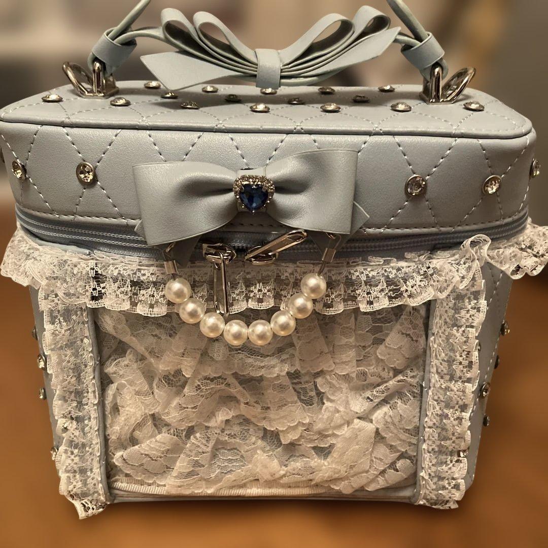 Ank Rouge 確定ファンサのおまじないビジューキルティングバニティBag