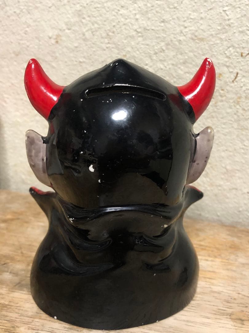 ビンテージ50s デビル　悪魔　貯金箱　ミッドセンチュリー ネイバーフッド　死神