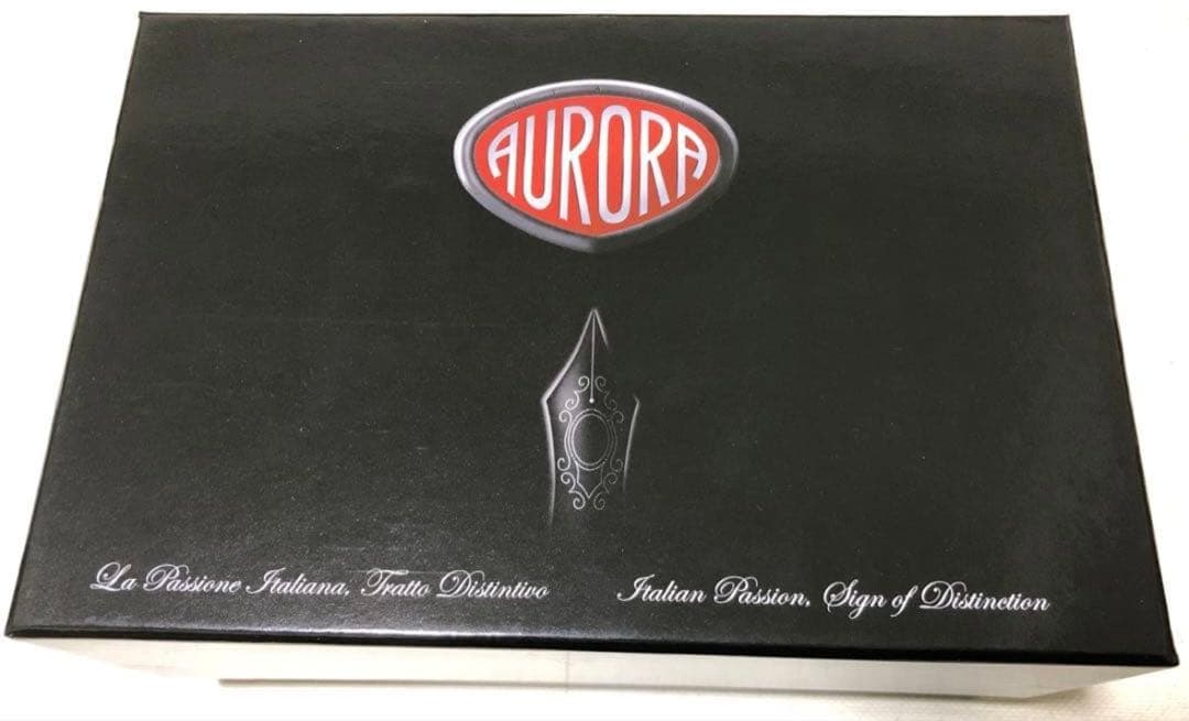 アウロラ　万年筆カレイドスコーピオ　ルーチェローザ　字幅M インク付き