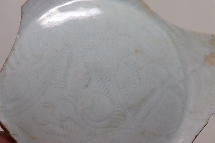 貴重　中国影青陶片　宋時代　アンティーク　送料込み0513