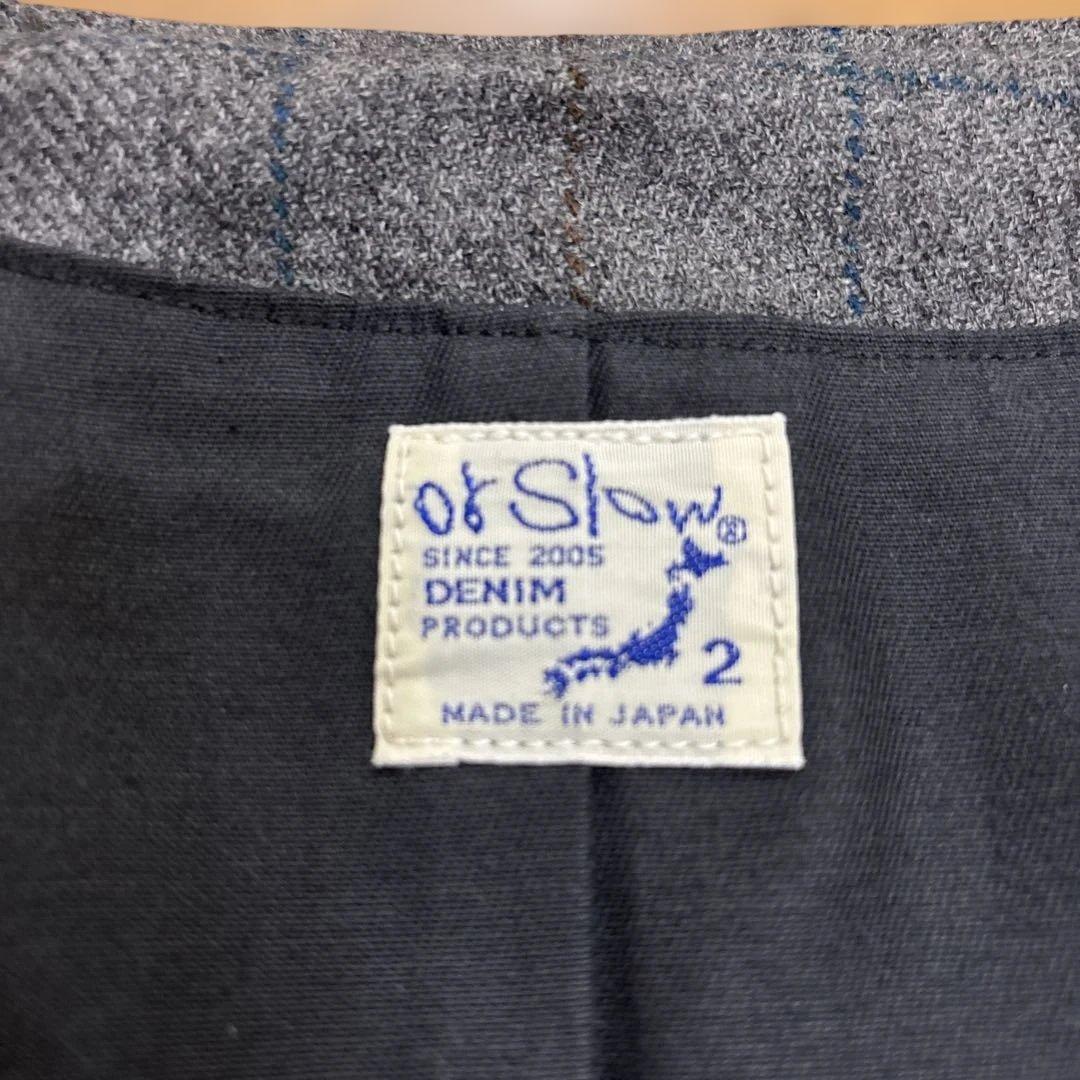 新品半額！オアスロウorslowヴィンテージレプリカ ウールチェックベスト