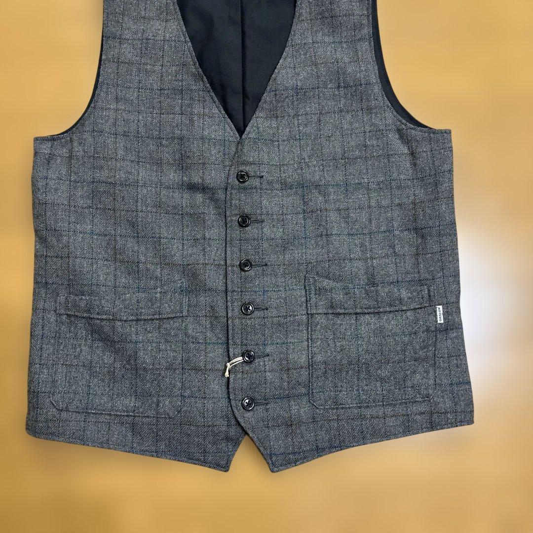 新品半額！オアスロウorslowヴィンテージレプリカ ウールチェックベスト