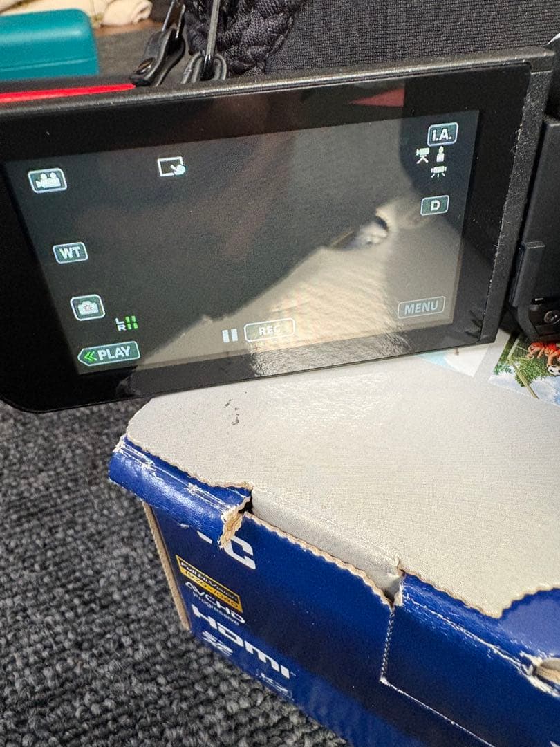 JVC Everio エブリオ GZ-RX500-B 防水ビデオカメラ64GB